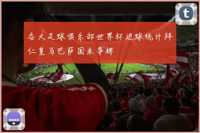 各大足球俱乐部世界杯进球统计拜仁皇马巴萨国米争辉